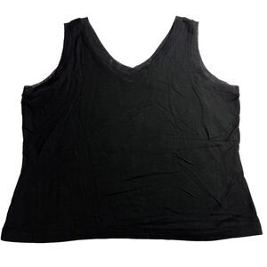 Sigrid Olsen Shirt Womens Large Black Ribbon Neckline Quiet Luxury